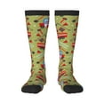 thumbnail image 1 of Balery Cartoon Fire Truck Fun Novelty Socks Men'S Women'S Crew Socks Funny Crazy Novelty Socks Quirky And Cool Socks, 1 of 9