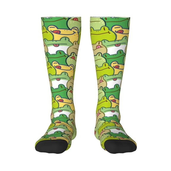Balery Cartoon Frog Fun Novelty Socks Men'S Women'S Crew Socks Funny Crazy Novelty Socks Quirky And Cool Socks