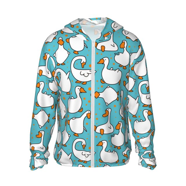 Balery Cartoon Funny Goose Men's Women's UPF 50+ Sun Protection