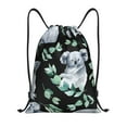 thumbnail image 1 of Balery Cartoon Koala Bear Pattern Drawstring Backpack Bag Sport Gym Sackpack Cinch Bags Pattern Drawstring Backpack Bag Sport Gym Sackpack Cinch Bags -Small, 1 of 6