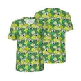 thumbnail image 1 of Balery Cartoon Koala Bear and Leaf Baseball Jersey for Men Casual Button Down Shirts Short Sleeve Active Team Sports Uniform-Large, 1 of 9