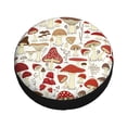 thumbnail image 1 of Balery Cartoon Mushrooms Tire Covers - Tough Tire Wheel Protector for Truck, SUV, Trailer, Camper, RV -15 inch, 1 of 8