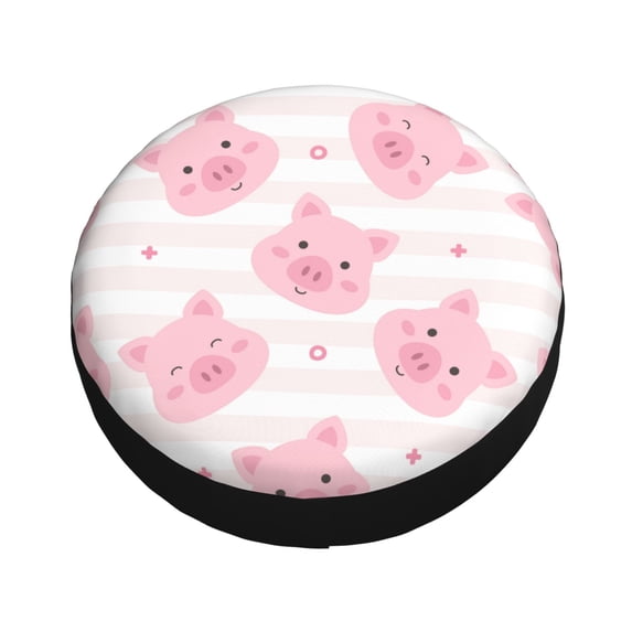 Balery Cartoon Pig Tire Covers - Tough Tire Wheel Protector for Truck, SUV, Trailer, Camper, RV -17 inch