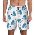 thumbnail image 1 of Balery Cartoon Poodle Dog Mens Swim Trunks Swim Shorts for Men Quick Dry Inseam Beach Shorts with Compression Liner Pocket-X-Large, 1 of 9