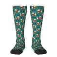 thumbnail image 1 of Balery Cartoon Poodle Dog Printed Novelty Socks Men's Women's Crew Socks Sports Socks Knee High Socks Cotton Socks Quirky and Cool Socks, 1 of 9