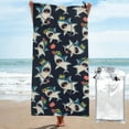 Balery Cartoon Sharks Print Towels - Luxurious Jumbo Bath Sheet ...