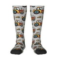 thumbnail image 1 of Balery Cartoon Tractor Fun Novelty Socks Men'S Women'S Crew Socks Funny Crazy Novelty Socks Quirky And Cool Socks, 1 of 9