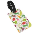 thumbnail image 1 of Balery Cartoon Vegetables Print Durable Luggage Tags with Secure Strap, Personalized Travel ID Tags for Suitcases, Bags, and Backpacks - Easy Identification for Men and Women, 1 of 8
