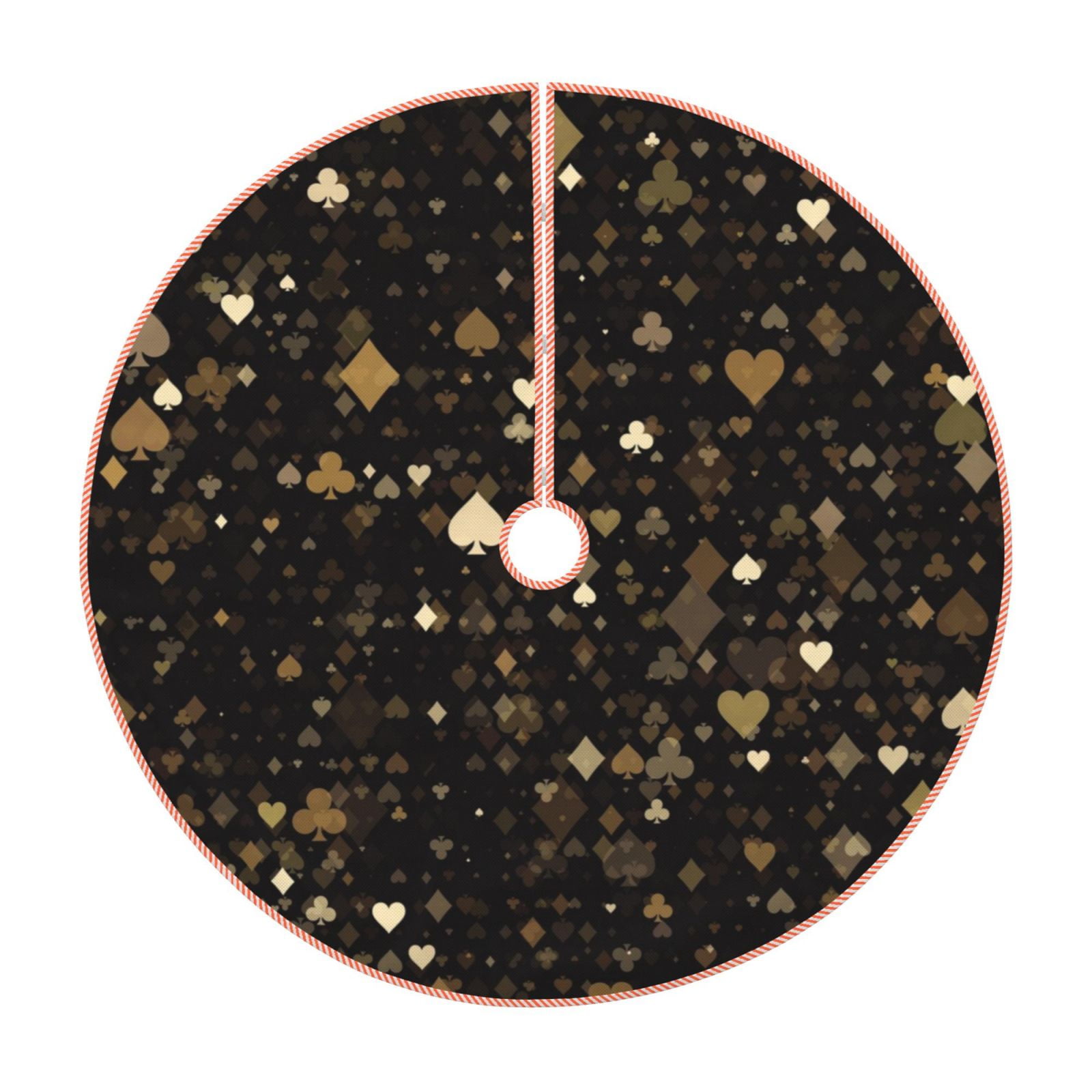 Balery Casino Printed Christmas Tree Skirt , Merry Christmas Party