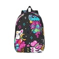 thumbnail image 1 of Balery Cat Icecream Vintage Canvas Backpack for Men and Women - Large Capacity, Durable Travel Laptop Bag for School, Work, Hiking, and Outdoor Activities, 1 of 7