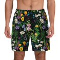 Balery Chamomile Mens Swim Trunks Swim Shorts for Men Quick Dry Inseam