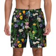 thumbnail image 1 of Balery Chamomile Mens Swim Trunks Swim Shorts for Men Quick Dry Inseam Beach Shorts with Compression Liner Pocket-Medium, 1 of 9