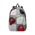 thumbnail image 1 of Balery Cherries laid Vintage Canvas Backpack for Men and Women - Large Capacity, Durable Travel Laptop Bag for School, Work, Hiking, and Outdoor Activities, 1 of 7