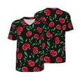thumbnail image 1 of Balery Cherry Baseball Jersey for Men Casual Button Down Shirts Short Sleeve Active Team Sports Uniform-Medium, 1 of 9