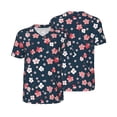 thumbnail image 1 of Balery Cherry Blossoms Baseball Jersey for Men Casual Button Down Shirts Short Sleeve Active Team Sports Uniform-Medium, 1 of 9
