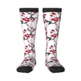 thumbnail image 1 of Balery Cherry Blossoms Fun Novelty Socks Men'S Women'S Crew Socks Funny Crazy Novelty Socks Quirky And Cool Socks, 1 of 9