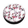 thumbnail image 1 of Balery Cherry Blossoms Tire Covers - Tough Tire Wheel Protector for Truck, SUV, Trailer, Camper, RV -17 inch, 1 of 8