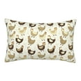 thumbnail image 1 of Balery Chicken Cartoon Bedding Queen Pillow Cases - Envelope Closure - Soft Brushed Microfiber Fabric - Shrinkage and Fade Resistant Pillow Cases-16"x24", 1 of 9