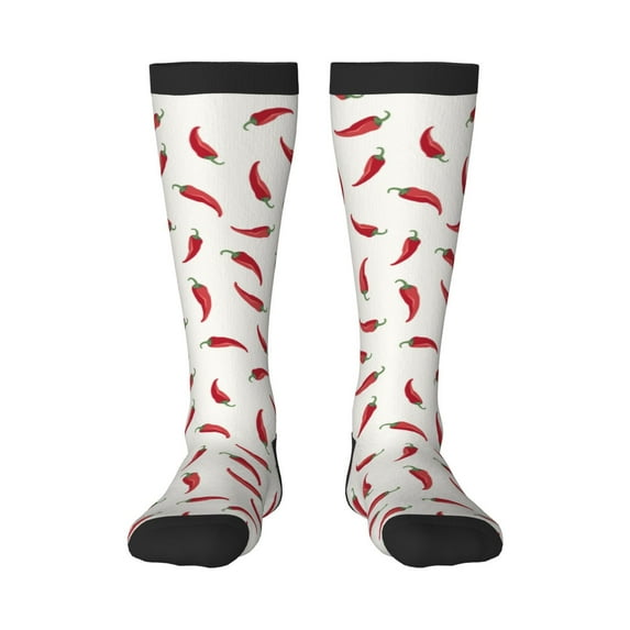 Balery Chili Fun Novelty Socks Men'S Women'S Crew Socks Funny Crazy Novelty Socks Quirky And Cool Socks