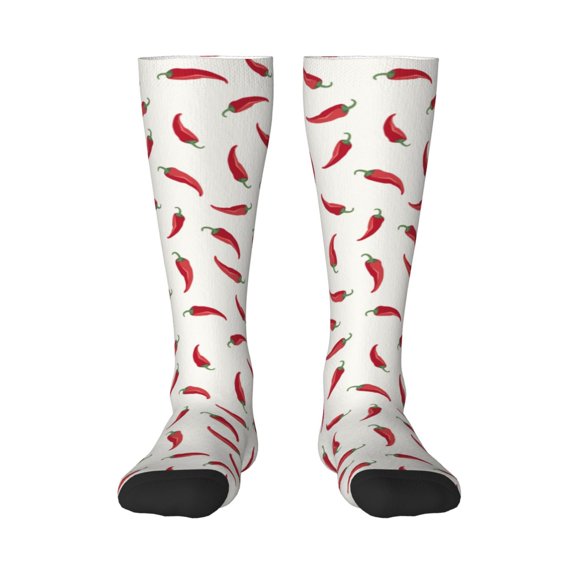 Balery Chili Fun Novelty Socks Men'S Women'S Crew Socks Funny Crazy Novelty Socks Quirky And Cool Socks