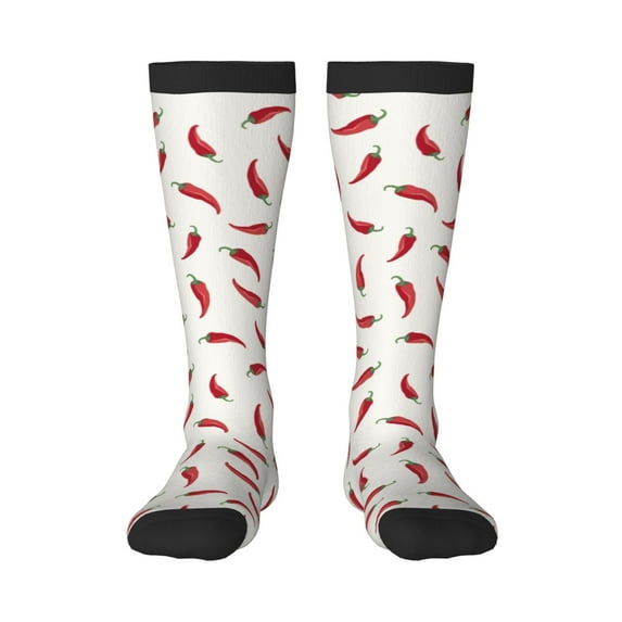 Balery Chili Fun Novelty Socks Men'S Women'S Crew Socks Funny Crazy Novelty Socks Quirky And Cool Socks