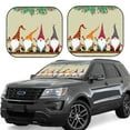 thumbnail image 1 of Balery Christmas Card With Gnomes Sun Shield 2 Pack For Car Front Windows Foldable Sun Visor Protector Blocks Max Uv Rays And Keeps Your Vehicle Cool For Most Sedans Suv Truck, 1 of 7