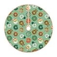 thumbnail image 1 of Balery Christmas Donuts Printed Christmas Tree Skirt , Merry Christmas Party Christmas Tree Decoration,Adjustable Tree Skirt-30", 1 of 8