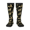 thumbnail image 1 of Balery Christmas Gold Deers Fun Novelty Socks Men'S Women'S Crew Socks Funny Crazy Novelty Socks Quirky And Cool Socks, 1 of 9