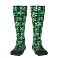 thumbnail image 1 of Balery Christmas Pattern At Buffalo Plaid Fun Novelty Socks Men'S Women'S Crew Socks Funny Crazy Novelty Socks Quirky And Cool Socks, 1 of 9