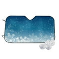 thumbnail image 1 of Balery Christmas Snowflakes Windshield Sun Shade, Car Front Window Sunshade Cover ,Automotive Interior Portected Blocks Uv Rays For Car Pickup Truck Suv Accessories- Medium, 1 of 7