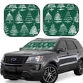 thumbnail image 1 of Balery Christmas Trees Sun Shield 2 Pack For Car Front Windows Foldable Sun Visor Protector Blocks Max Uv Rays And Keeps Your Vehicle Cool For Most Sedans Suv Truck, 1 of 7