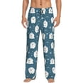 thumbnail image 1 of Balery Christmas sheep print Men's Pajama Pants,Ultra Lightweight Pjs,Lounge Pant-Small, 1 of 9