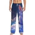 thumbnail image 1 of Balery Cloud Cute Rabbit print Men's Pajama Pants,Ultra Lightweight Pjs,Lounge Pant-Medium, 1 of 9