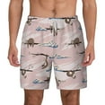 thumbnail image 1 of Balery Cloud Sloth Mens Swim Trunks Swim Shorts for Men Quick Dry Inseam Beach Shorts with Compression Liner Pocket-Medium, 1 of 9