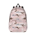 thumbnail image 1 of Balery Cloud Sloth Vintage Canvas Backpack for Men and Women - Large Capacity, Durable Travel Laptop Bag for School, Work, Hiking, and Outdoor Activities, 1 of 7