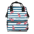 thumbnail image 1 of Balery Clown Fish Mummy Backpack - Waterproof Twill Canvas, Large Capacity Diaper Bag with Multiple Pockets and Adjustable Straps, 1 of 6