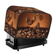 thumbnail image 1 of Balery Coffee Beans Pattern Oven Cover Kitchen Bread Machine Protector, 2 Slice Toaster Cover for Home, Anti Dust Fingerprint Coaster Cover, 1 of 7