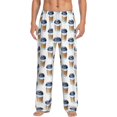 thumbnail image 1 of Balery Coffee To Go Pattern print Men's Pajama Pants,Ultra Lightweight Pjs,Lounge Pant-XX-Large, 1 of 9