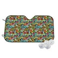 thumbnail image 1 of Balery Color Summer Print Car Windshield Sun Shade,Windshield Sunshade for Car Pickup Truck SUV Accessories-Medium, 1 of 7