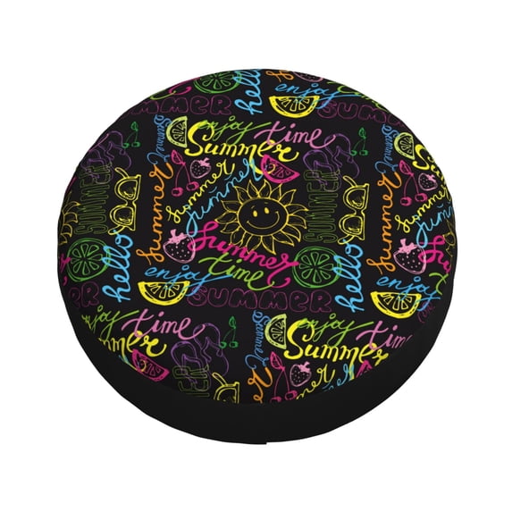 Balery Color Summer Tire Covers - Tough Tire Wheel Protector for Truck, SUV, Trailer, Camper, RV -16 inch