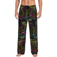thumbnail image 1 of Balery Color Summer print Men's Pajama Pants,Ultra Lightweight Pjs,Lounge Pant-X-Large, 1 of 9