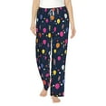 thumbnail image 1 of Balery Colored Balloons print Women's Pajama Pants,Ultra Lightweight Pjs,Lounge Pant-Large, 1 of 9