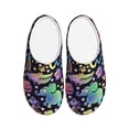 thumbnail image 1 of Balery Colorful Animals Pattern Women's Fuzzy Memory Foam Slippers Fluffy Winter House Shoes Indoor and Outdoor-44/45, 1 of 7