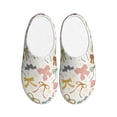 thumbnail image 1 of Balery Colorful Bow Knots1 Pattern Women's Fuzzy Memory Foam Slippers Fluffy Winter House Shoes Indoor and Outdoor-37/38, 1 of 7
