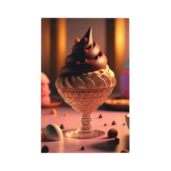 Balery Colorful Cake Ice Cream for Duplex Wall Plates Kit, Electrical Outlet Covers, Standard Size 1-Gang 5.0" x3.0", Electric Receptacle Plug Covers-Style V