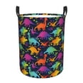 thumbnail image 1 of Balery Colorful Dinosaur Round Laundry Basket with Handles Waterproof Freestanding Laundry Hamper for Clothes Toys in the Dorm and Family-, 1 of 8
