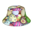 thumbnail image 1 of Balery Colorful Easter Eggs Sun Hats for Men Women Bucket Hat UPF 50+ Buckey Hat Boonie Hat Foldable UV Protection Hiking Beach Fishing Summer, 1 of 9