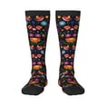 thumbnail image 1 of Balery Colorful Floral2 Fun Novelty Socks Men'S Women'S Crew Socks Funny Crazy Novelty Socks Quirky And Cool Socks, 1 of 9