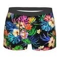 thumbnail image 1 of Balery Colorful Flowers Men's Boxer Briefs, Soft and Breathable Cotton Underwear with nylon Waistband-Medium, 1 of 9