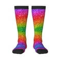 thumbnail image 1 of Balery Colorful Glitter Fun Novelty Socks Men'S Women'S Crew Socks Funny Crazy Novelty Socks Quirky And Cool Socks, 1 of 9